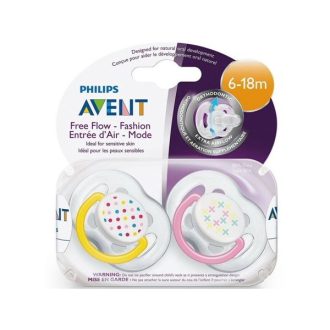 Freeflow Soother 6-18m x2