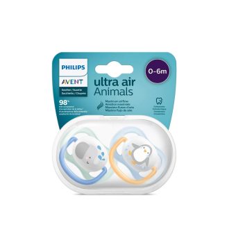 Ultra Air Pacifier 0-6M - Pack of 2