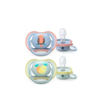 Philips Avent Ultra Air Pacifier 0-6m Blue x2